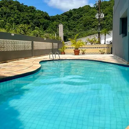 Apartamento Com Piscina Guaruja Enseada Exterior photo